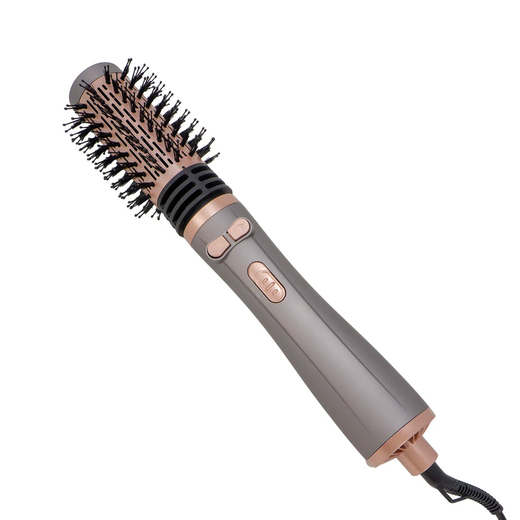 Jocca 3-in-1 rotary dryer brush: dryer, curler and volumizer, 3 temperatures, 2 speeds, two-way rotating head, 2 interchangeable brushes (38mm and 50mm), ceramic coating, 360 rotating cable ° , cold air blow, 1000-1200w