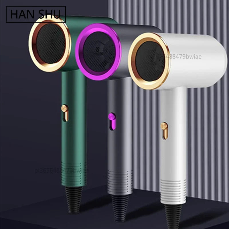 2025 High-quality Hair Dryers Professional Turbocharged Electric Combs Strong Wind Low Noise Free Delivery