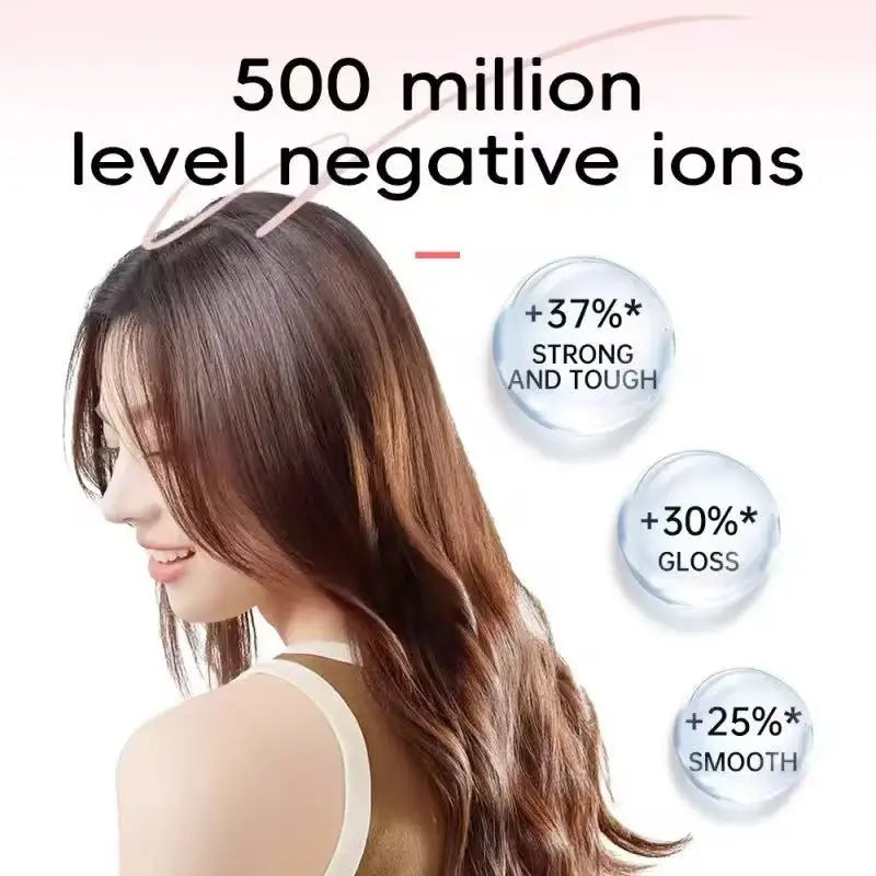 Ion Hair Dryer with Curls Diffuser 5 In 1 Super Ionic Hairdryer Woman Electric Barber Blower Leafless Professional Dry Machine