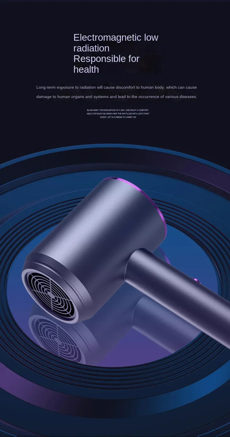2025 High-quality Hair Dryers Professional Turbocharged Electric Combs Strong Wind Low Noise Free Delivery
