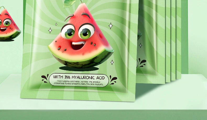 8pcs SADOER Fresh Fruits Face Mask Facial skincare Moisturizing Brightening Firming Hydrating Facial Masks for Face Skin Care