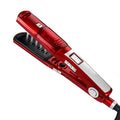 Profesional Strong Steam Hair Straightener Portable Salon Wide Hair Care 2 in 1 Flat Iron and Curling Iron