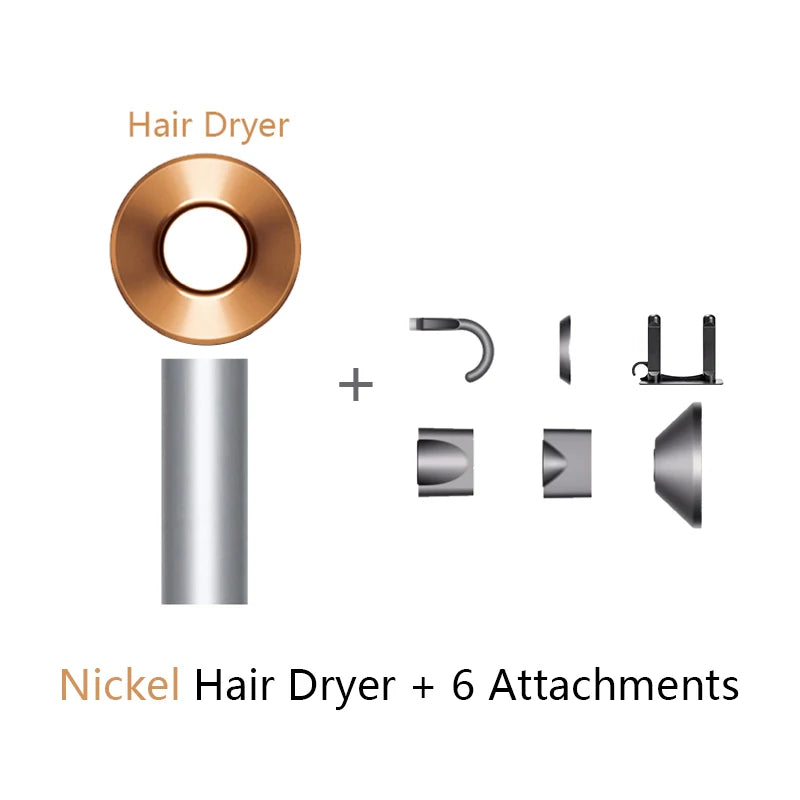 Ion Hair Dryer with Curls Diffuser 5 In 1 Super Ionic Hairdryer Woman Electric Barber Blower Leafless Professional Dry Machine