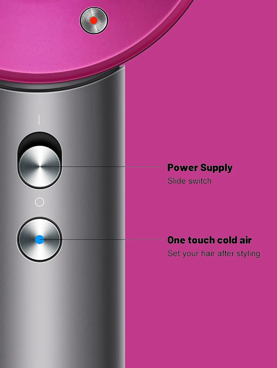 Ion Hair Dryer with Curls Diffuser 5 In 1 Super Ionic Hairdryer Woman Electric Barber Blower Leafless Professional Dry Machine