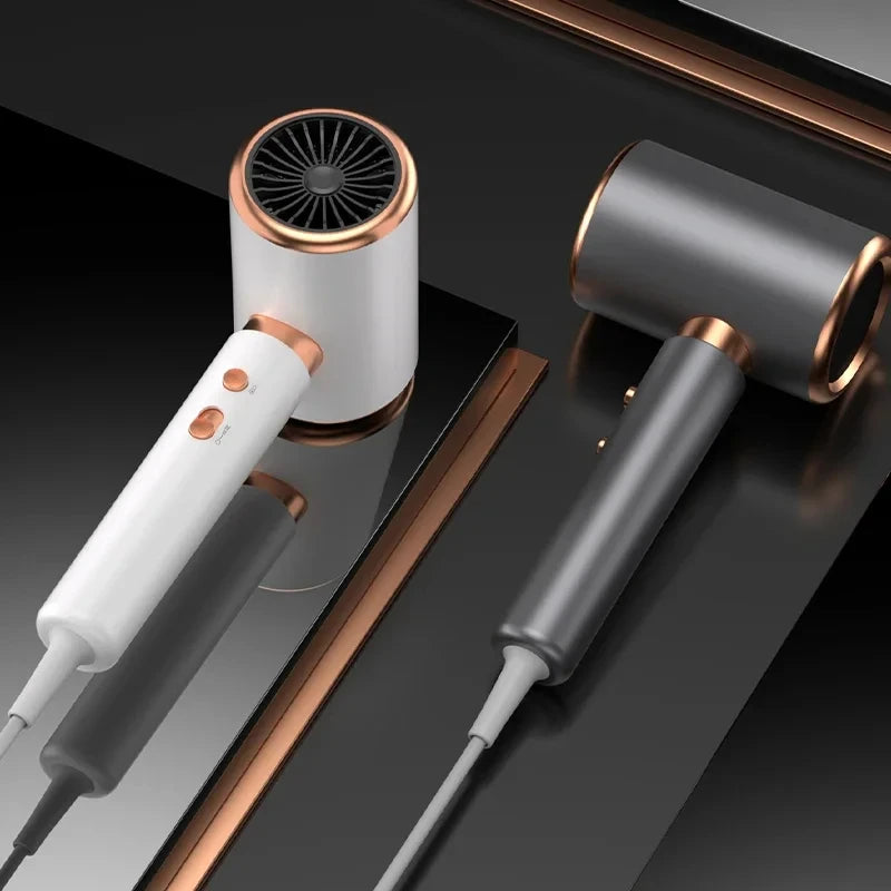 HOMEFISH 2000W Salon Hair Dryer with Hot/Cold Air Brush Negative Ionic Technology 5th Gear Strong Power Hairdryer without Comb