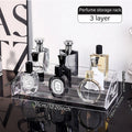 1pc transparent ladder type buckle perfume desktop display shelf lipstick skin care products display shelf shop cosmetics shelf