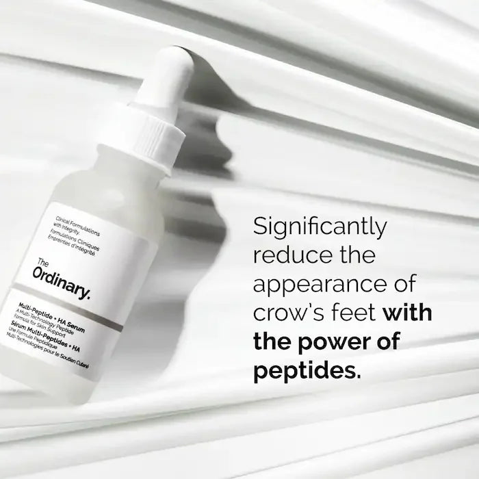 Multi-Peptide + HA Serum 30ml Amino Acids and Hyaluronic Acid Complexes To Help Improve The Appearance of Firmness Elasticity