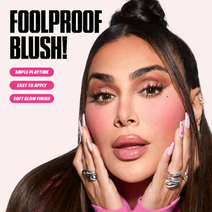 Fashion Beauty Blush Filter Soft Glow Liquid Blush Shiny Lip Gloss Blusher Lipstick Cotton Candy Bubblegum Concealer Cosmetics